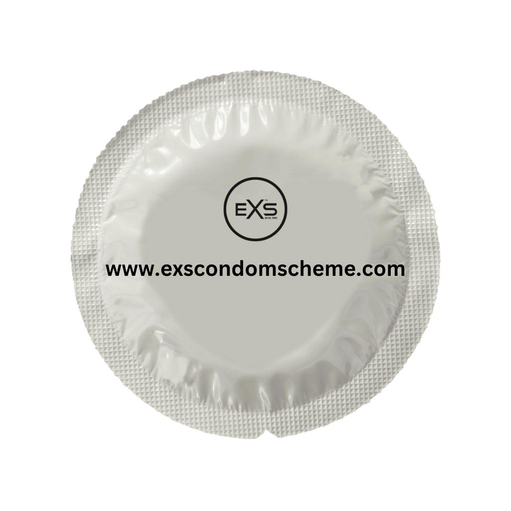 Customisable White Round Condom Foil