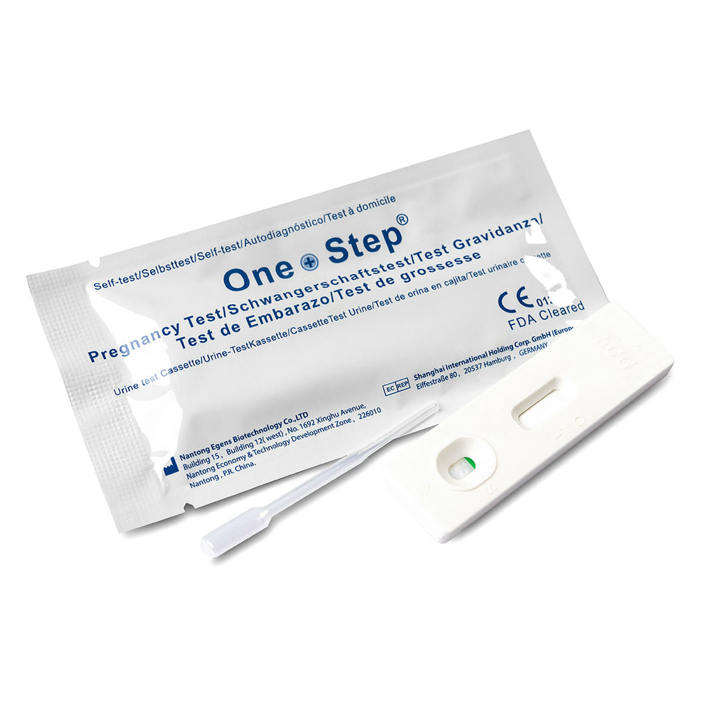 One Step Pregnancy Test Cassette Opened with Packet